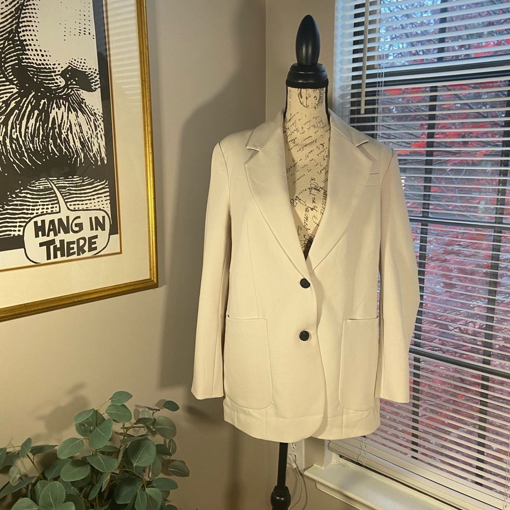 Cutie Over Sized Cream French La Redoute Blazer